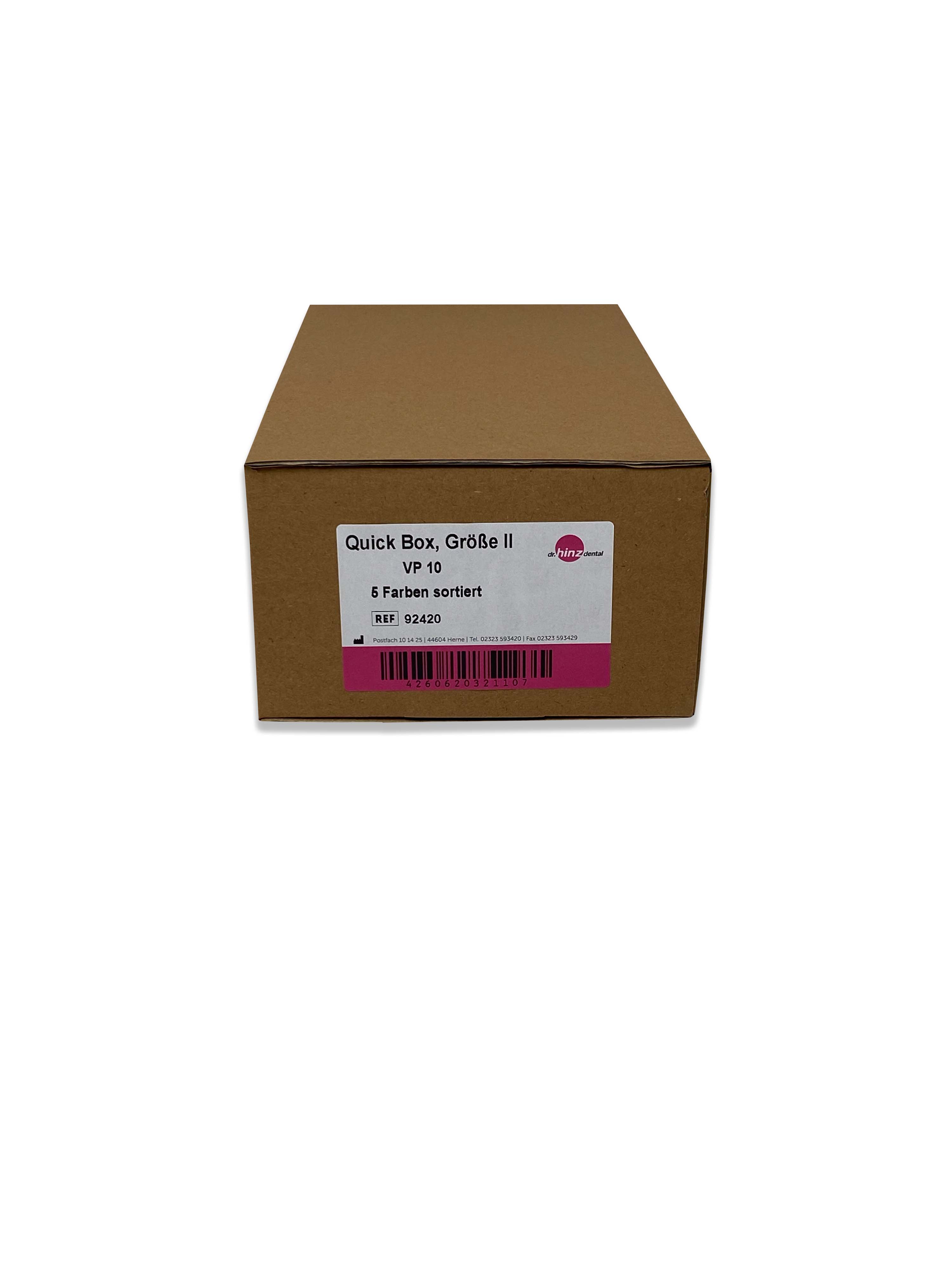Quick Box, Größe II, 5 Farben sortiert (Sortiment:10 Stck.) -  92420