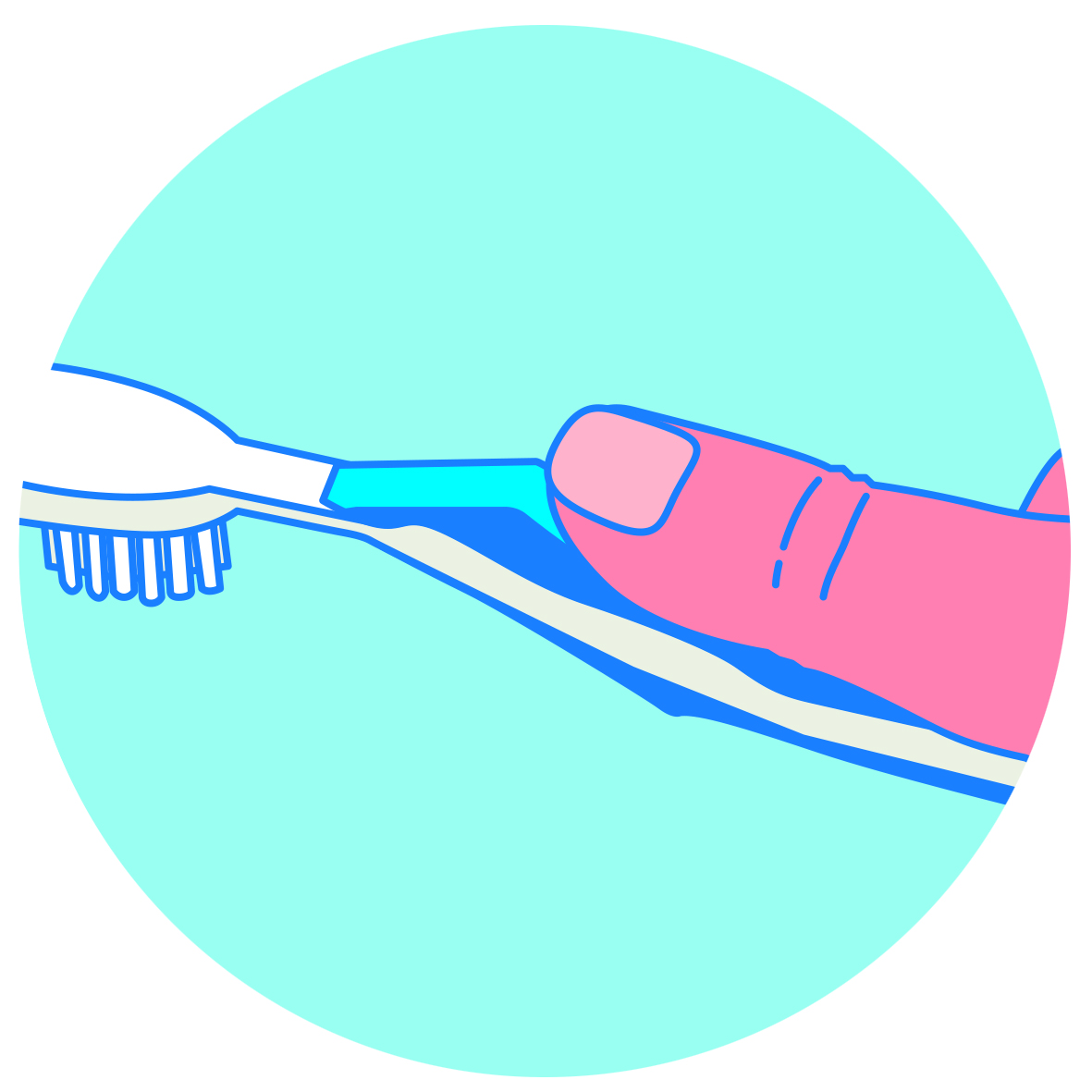 OROFAN® care toothbrush (blue) -  94700