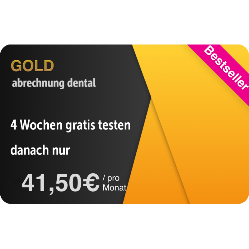 dzw abrechnung dental „Gold-Abo“ -  50006